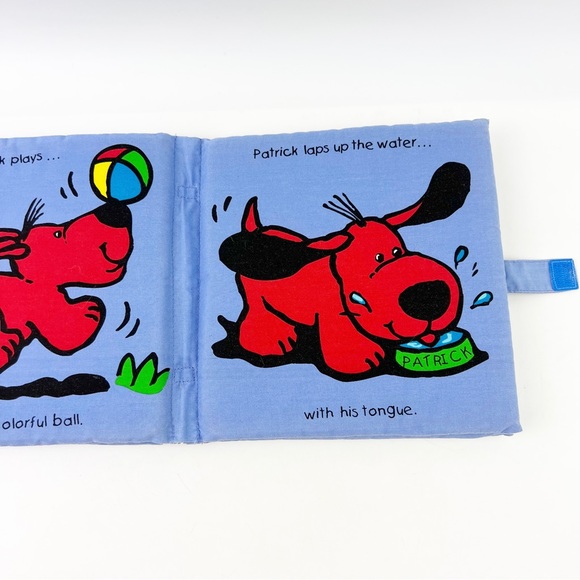 Vintage Meet Patrick Baby’s First Book Club Soft Plush Cloth Mandy Stanley 1999 - Picture 5 of 7